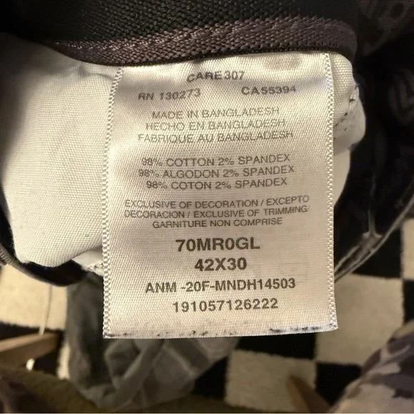 Wrangler Men's Gray Camo Cargo Pants - Urban Camo - Picture 3 of 6